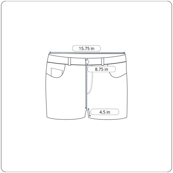 Seven7 Distressed Hem White Denim‎ Jean Shorts Women's Size 4 - Picture 9 of 9